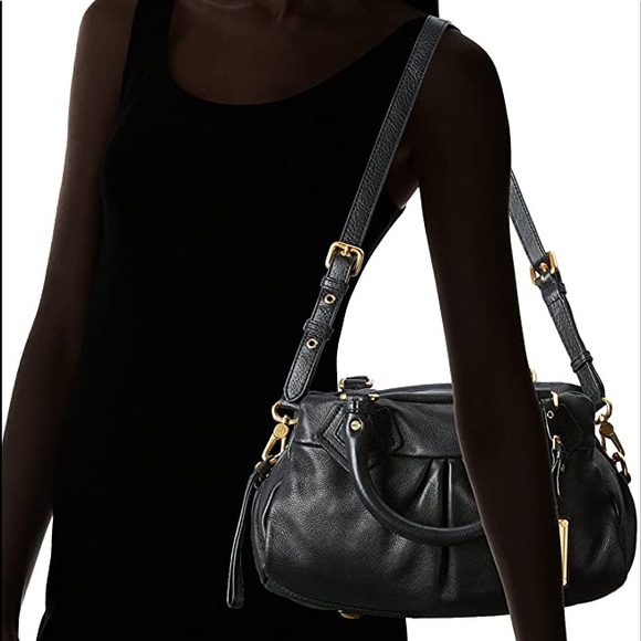 Marc by Marc Jacobs Classic Q Baby Groovee Womens Black Satchel Bag - Picture 7 of 15